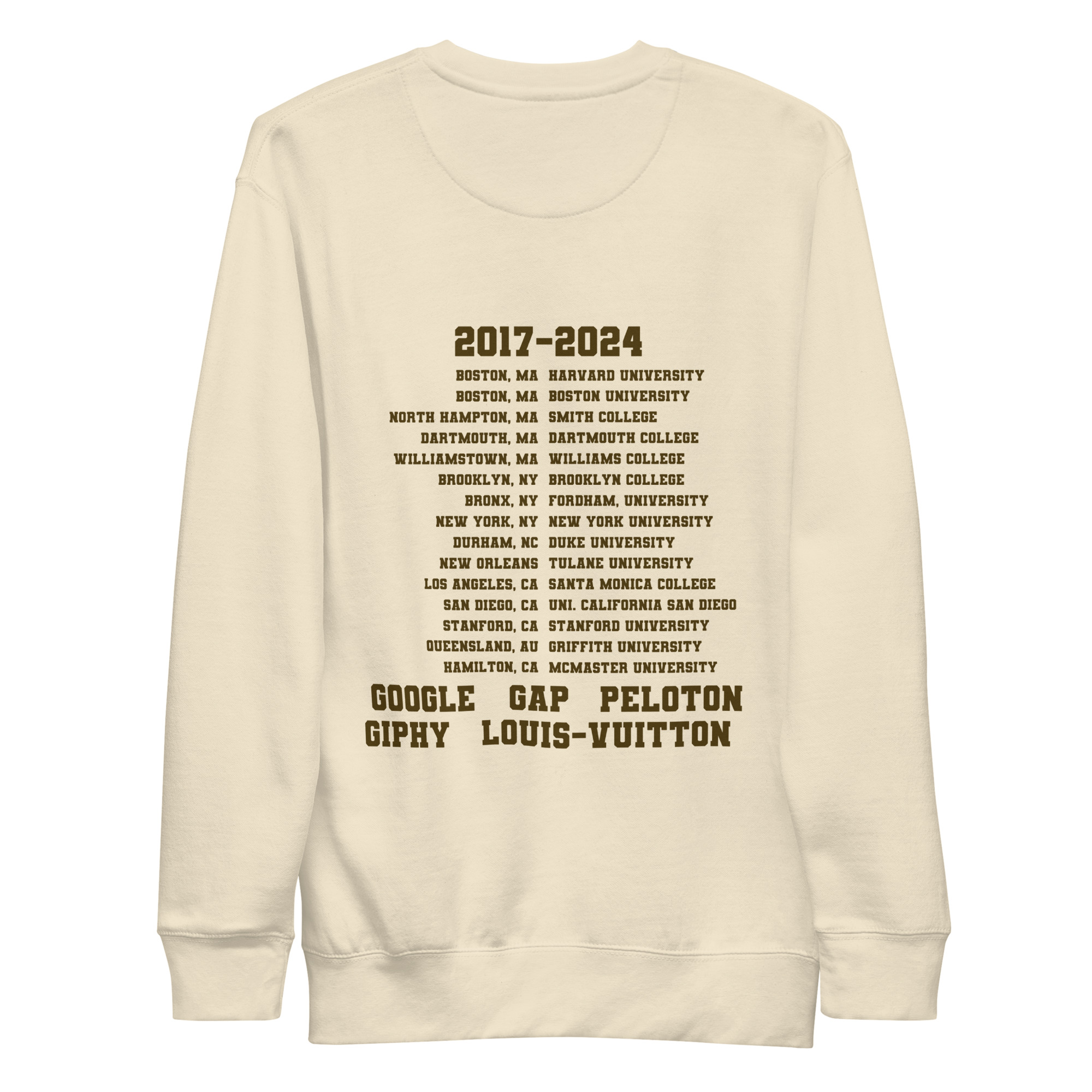 Perreo 101 University Unisex Premium Sweatshirt