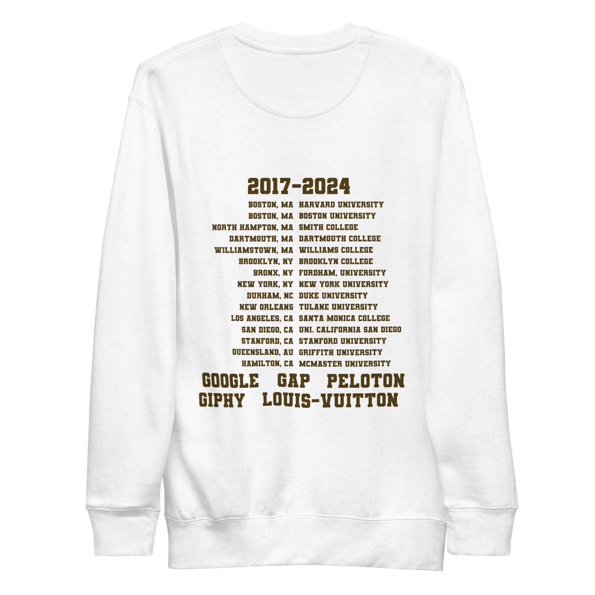 Perreo 101 University Unisex Premium Sweatshirt