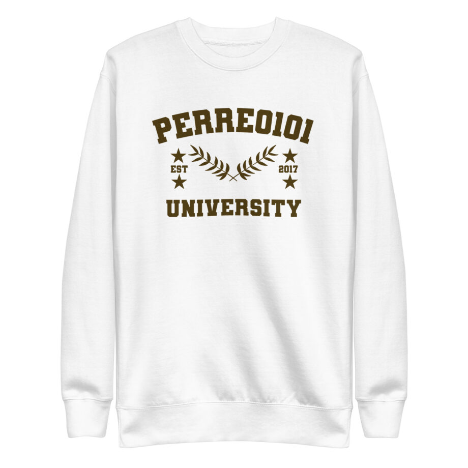 Perreo 101 University Unisex Premium Sweatshirt - Image 2